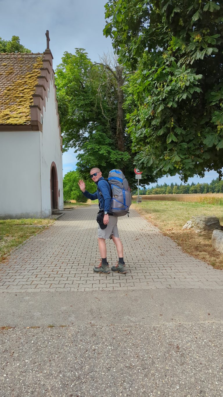 Ich mache mich auf den Weg nach Santiago de Compostela.